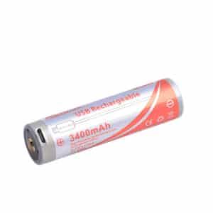 Batteria 18650 USB ORCATORCH