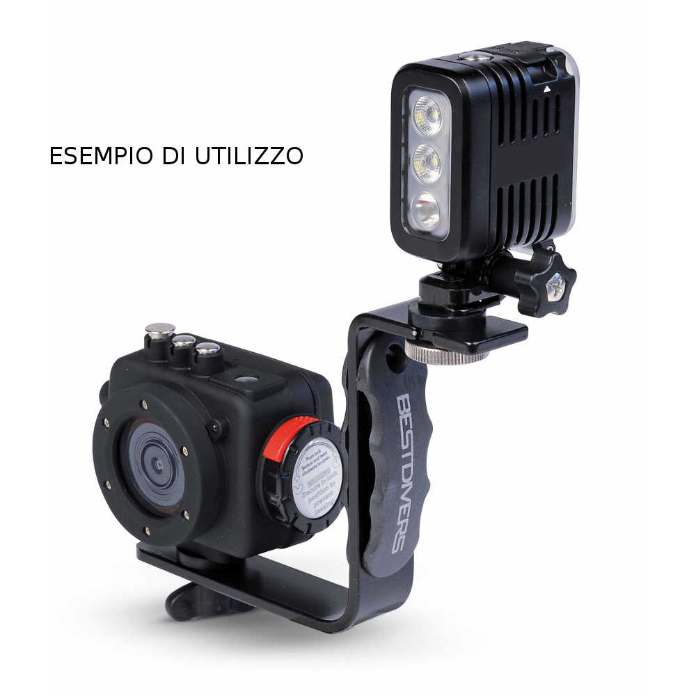 Staffa Per Arbalete Best Divers BH560 – Supporto Snodato In Acciaio Inox Per Action Camera, Vite Da 1/4", Compatibile Con La Maggior Parte Dei Fucili Subacquei