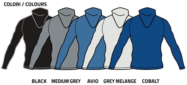 MAGLIA cappuccio merinos lana sport