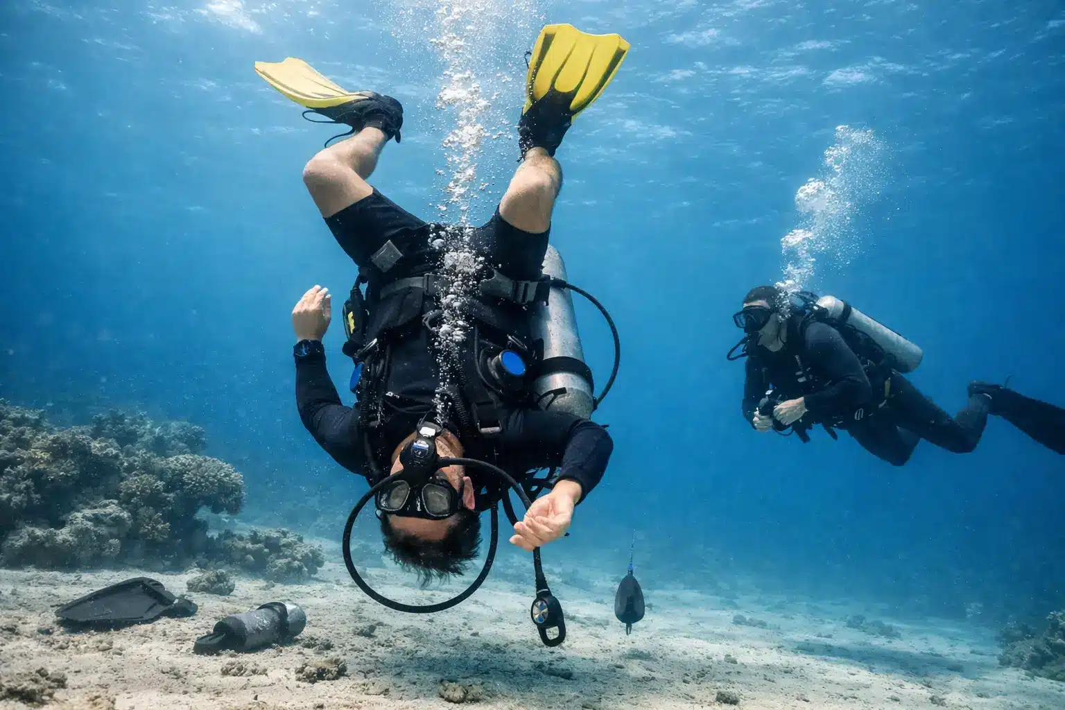 8 errori comuni nell'assetto subacqueo
