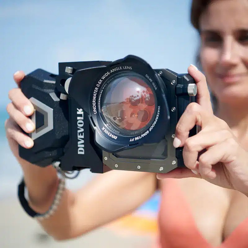 DIVEVOLK SeaTouch 4 MAX Custodia Touchscreen Subacquea iPhone KIT OCEAN