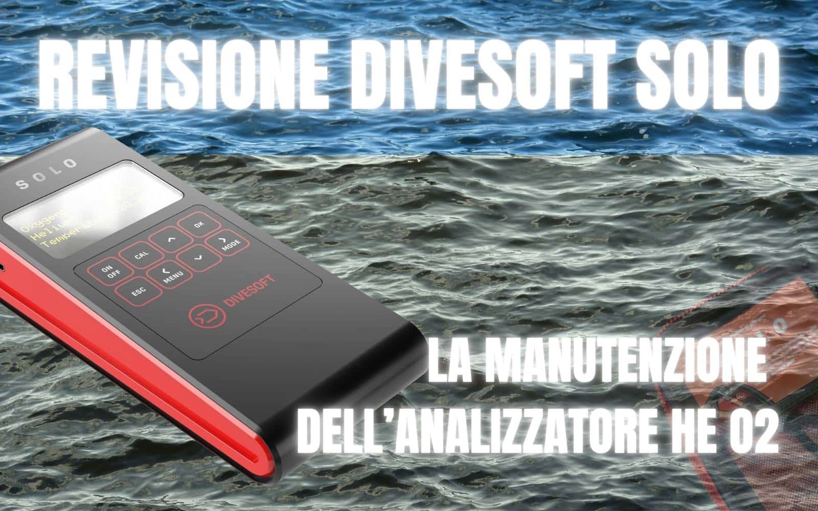 Revisione Divesoft Solo la manutenzione dell’analizzatore He O2