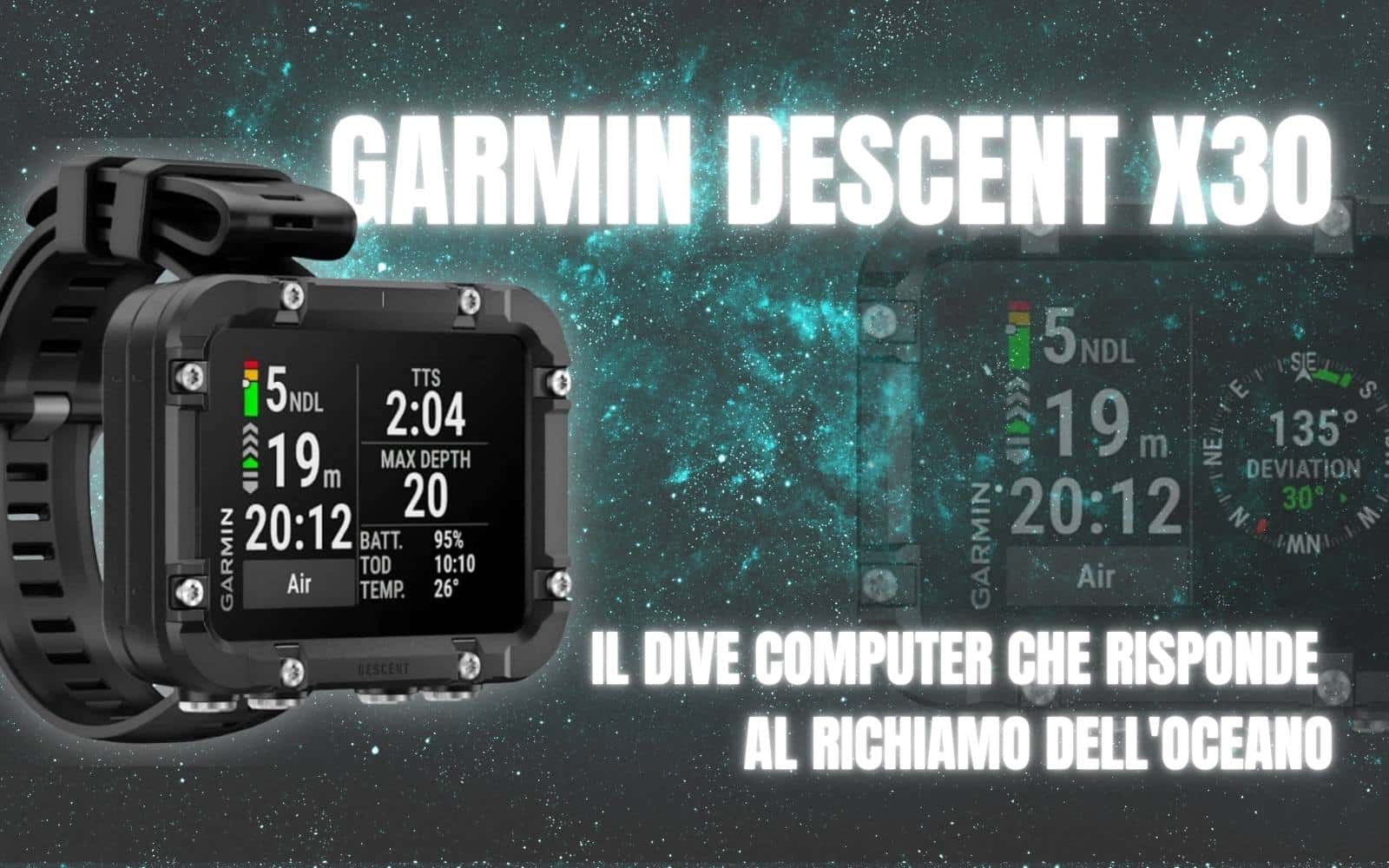 Garmin Descent X30: Il Dive Computer che Risponde al Richiamo dell'Oceano
