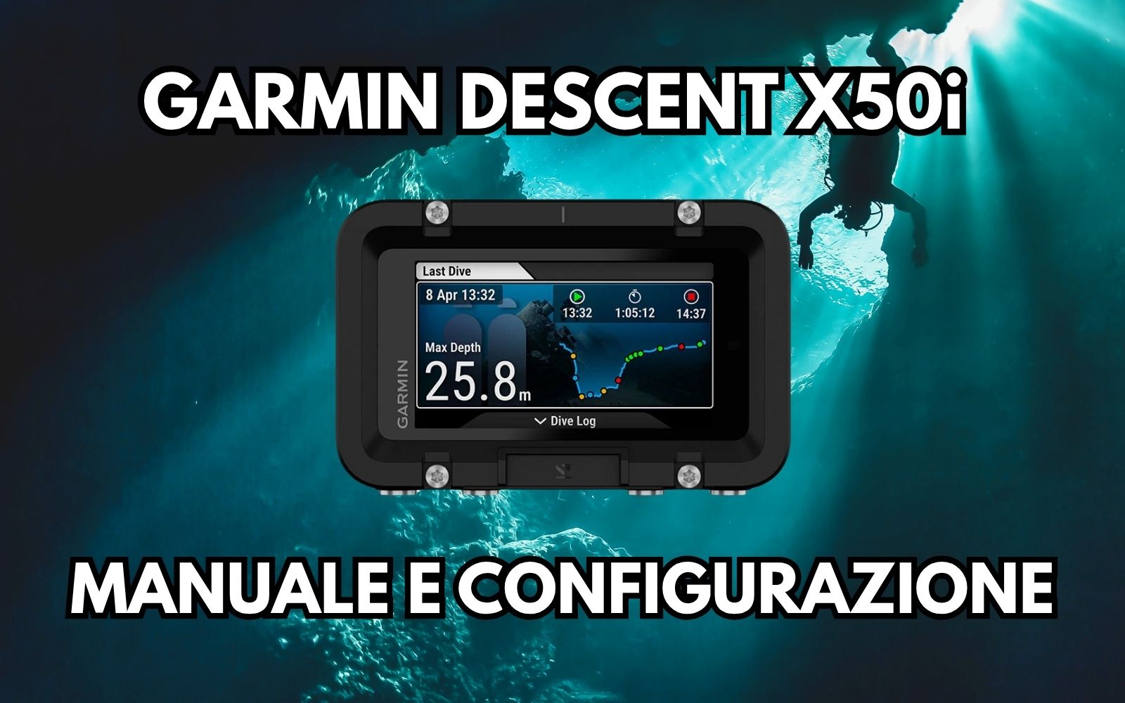 Manuale e Configurazione Garmin Descent X50i