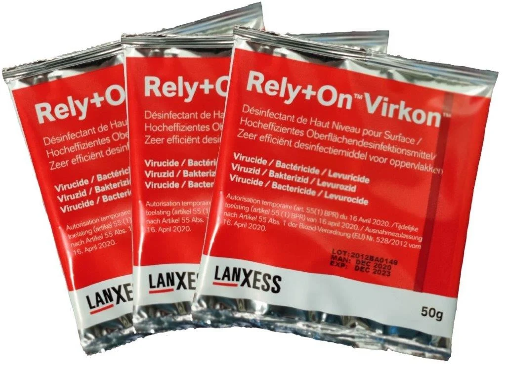 Disinfettante Detergente Rebreather Virkon Rely+On