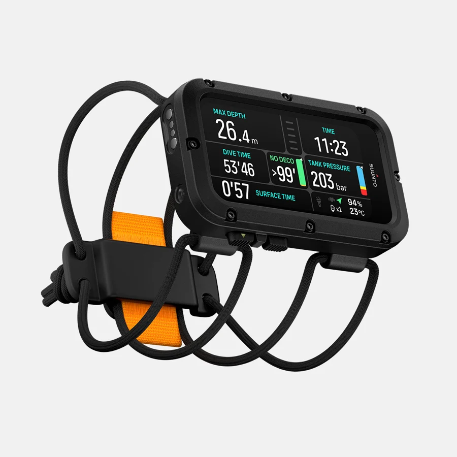 Suunto Nautic Bungee Cord - Computer Subacqueo AMOLED di Nuova Generazione con GPS