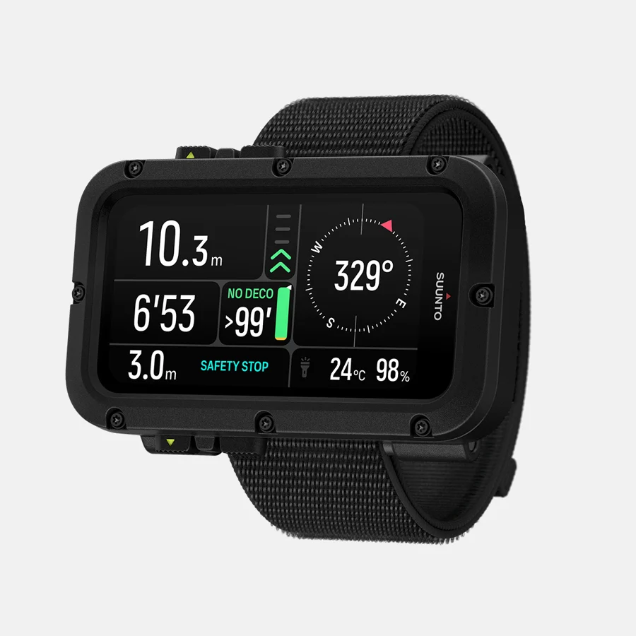 Suunto Nautic Bungee Cord - Computer Subacqueo AMOLED di Nuova Generazione con GPS